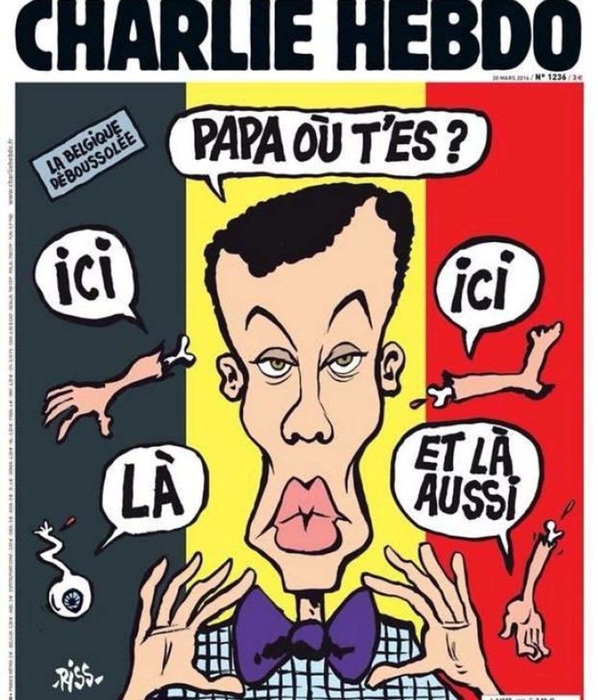 Una portada de Charlie Hebdo por los atentados de Bruselas desata la polémica