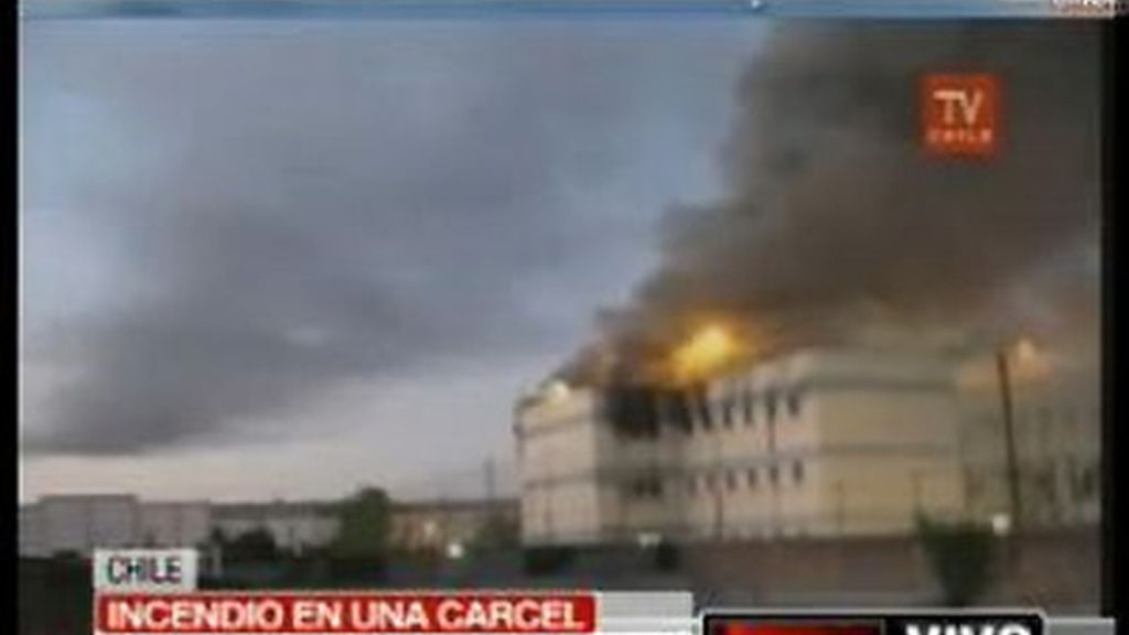 Incendio en una cárcel de Chile