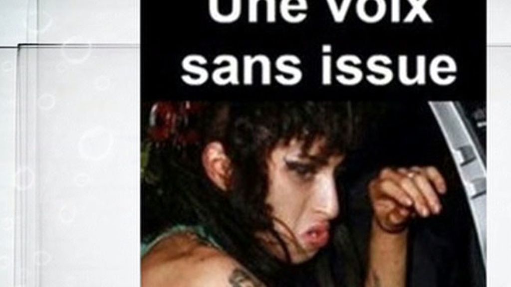 Amy Winehouse bajo los efectos de las drogascomo una campaña antidrogas