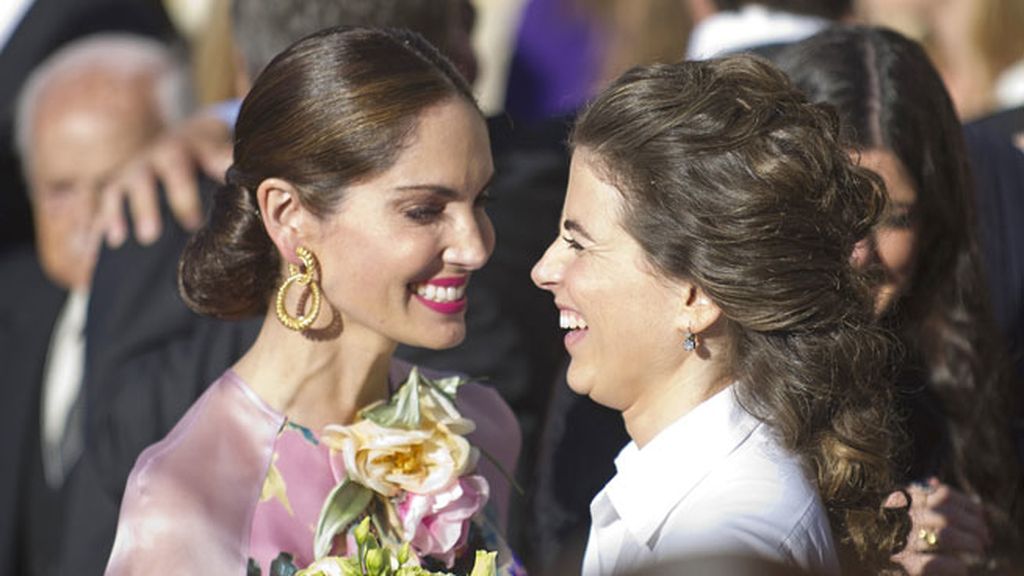 Eugenia Silva y Mafalda Muñoz, radiantes