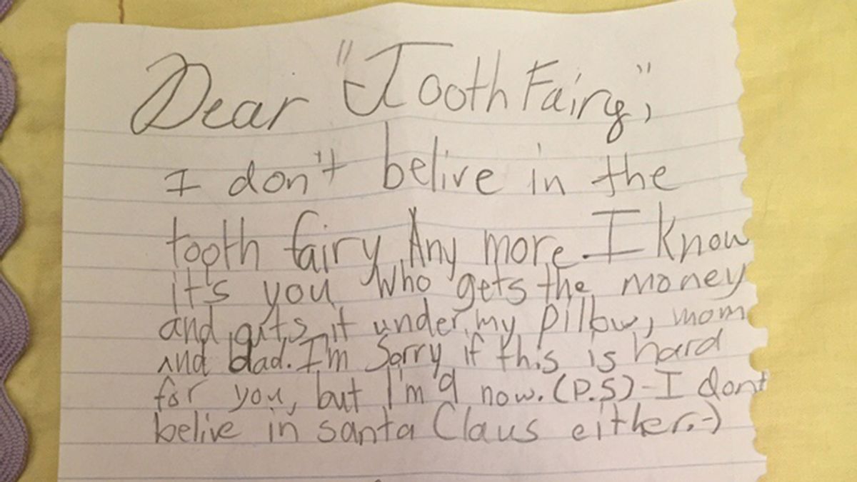 Una niña de 9 años deja atónitos a sus padres con una carta