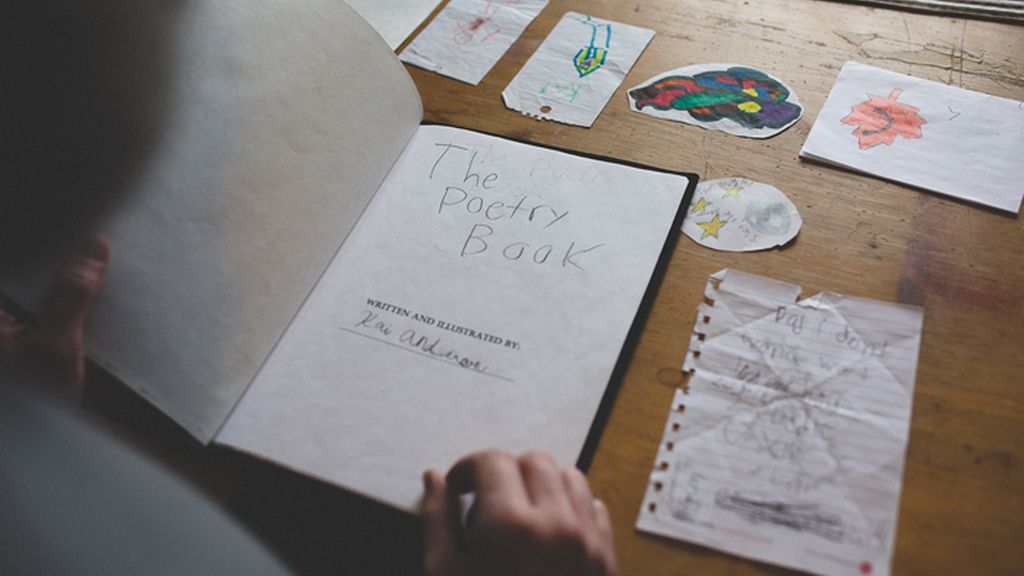 Kai creó el primer dibujó para su padre cuando tenía 4 años