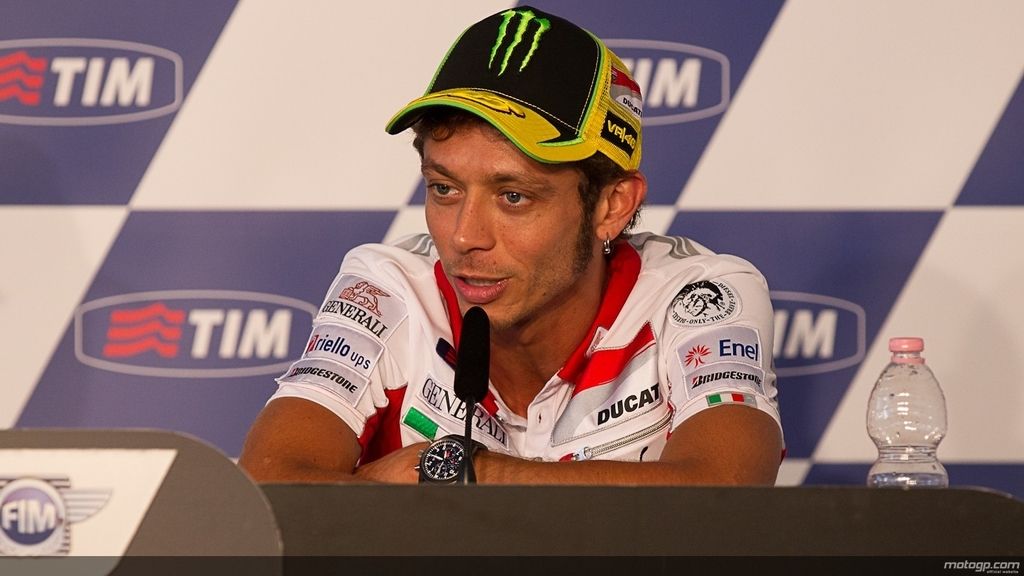 Rossi: "Tuve una muy mala caída muy mala aquí en 2010, pero tengo muchos y grandes recuerdos"