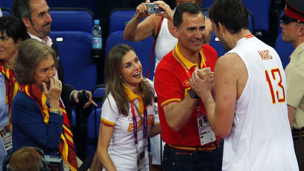 Los príncipes apoyan el deporte español