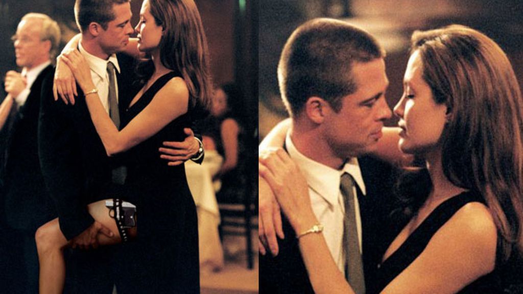 Brad Pitt y Angelina Jolie en 'Sr. y Sra. Smith'