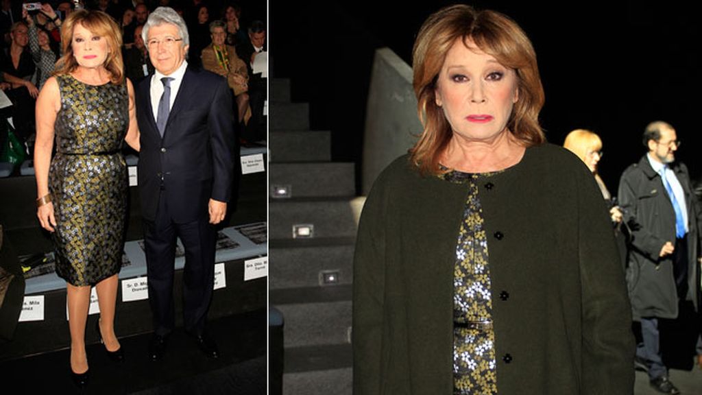 Mila Ximenez en el desfile de Roberto Verino