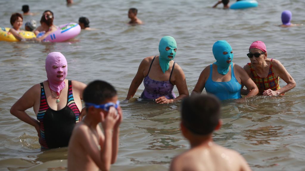La última moda en China para protegerse del Sol