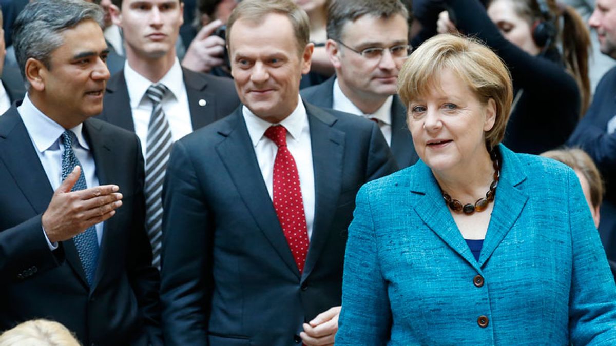 Merkel, en la presentación del libro "Angela Merkel - La canciller y su mundo"
