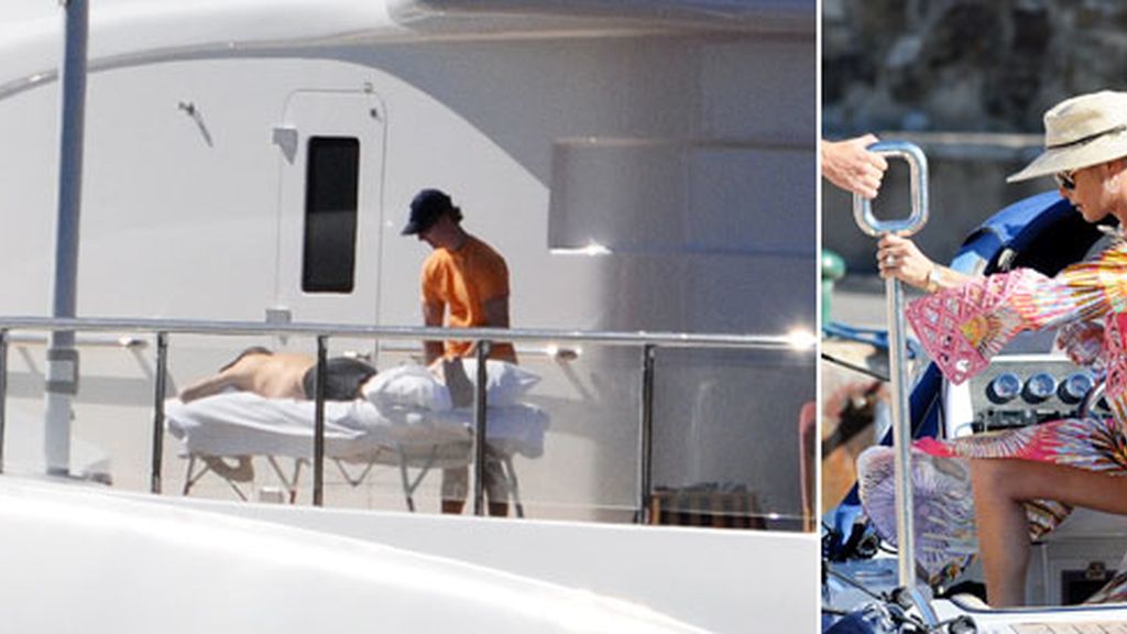 Desfile de famosos en Saint Tropez