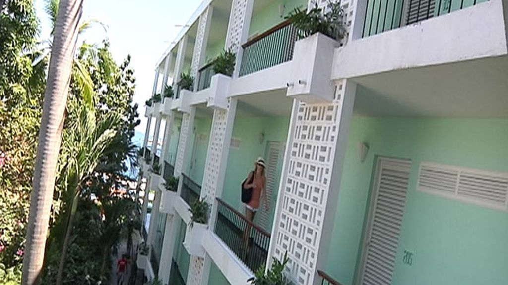 Fachada de un hotel de lujo