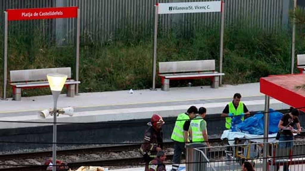 Tragedia ferroviaria en Castelldefels