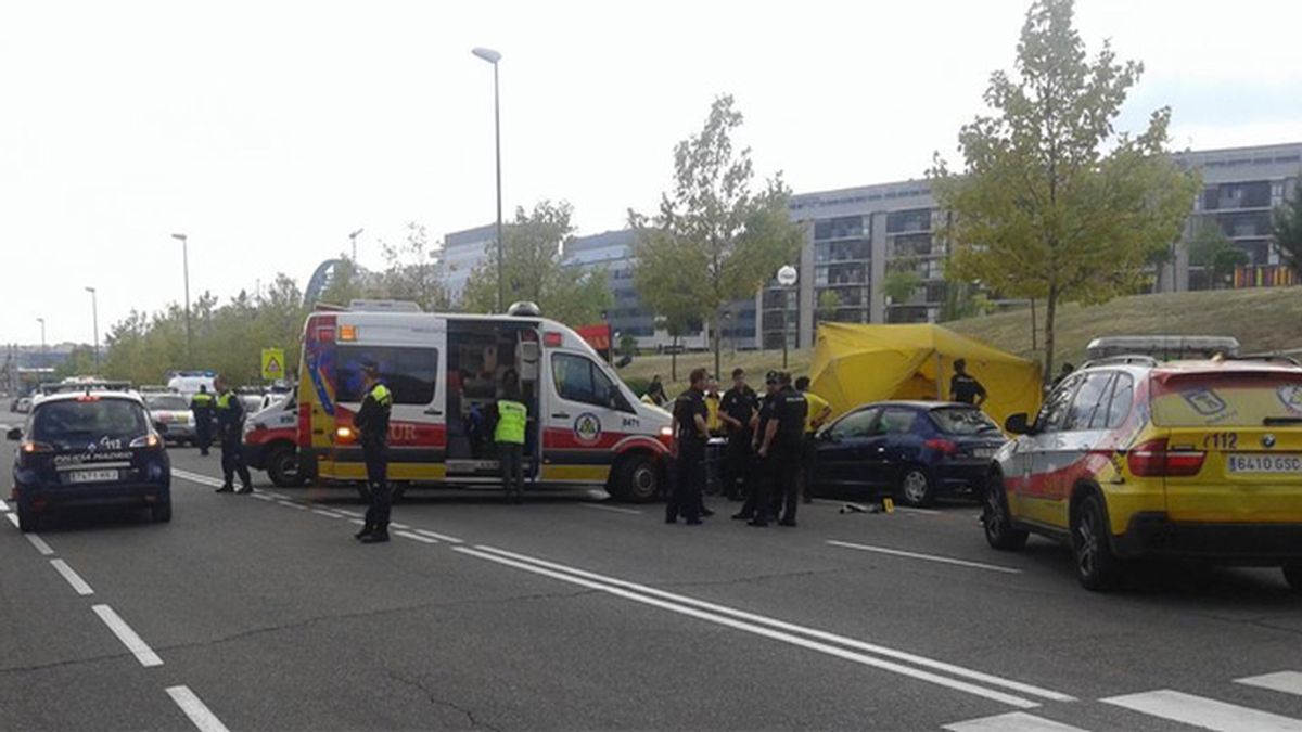 Muy grave un bebé de seis meses tras ser arrollado su carrito por una furgoneta en Madrid