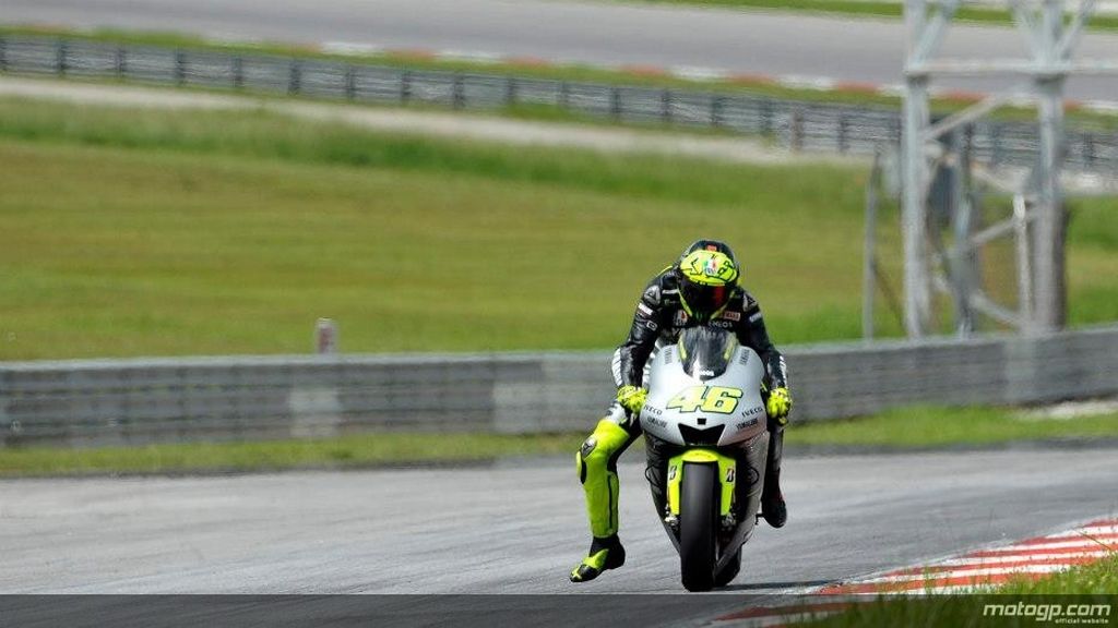 Valentino Rossi, quedó quinto, tras Pedrosa, Lorenzo, Márquez y Bradl