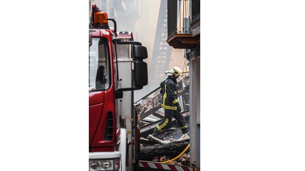El incendio de Bermeo en imágenes