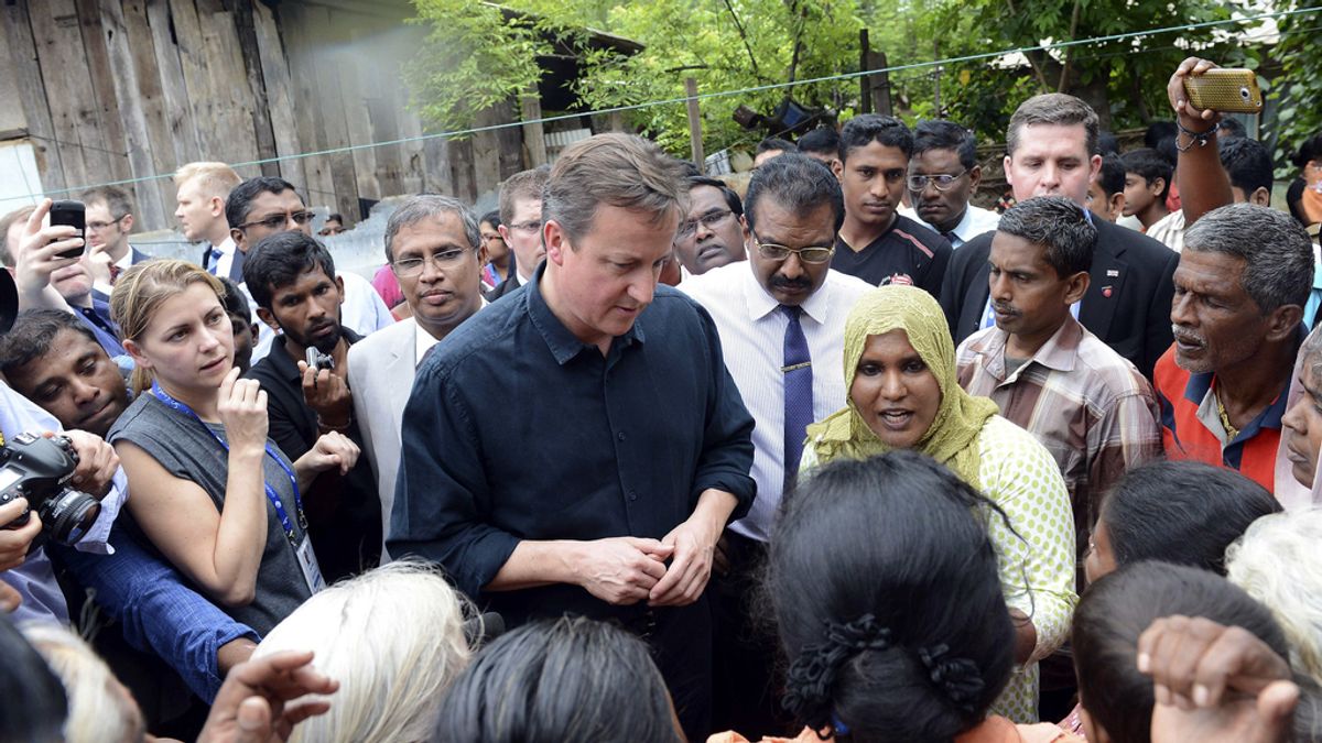 David Cameron, en Colombo