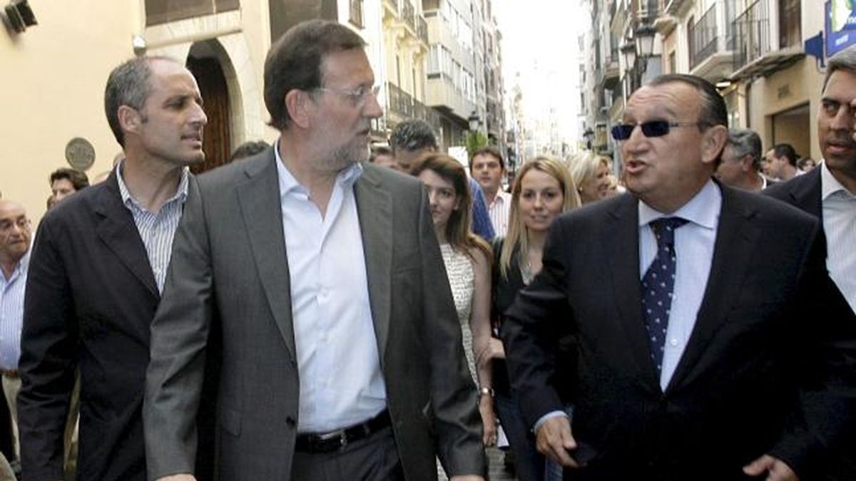 Rajoy con Camps y Fabra