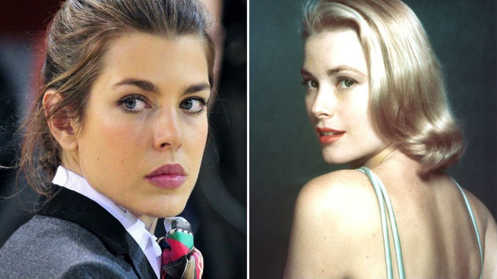Carlota Casiraghi y su abuela, la Princesa Grace Kelly