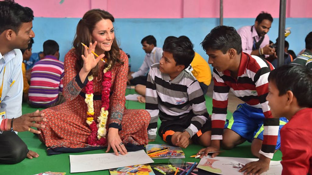 Han compartido momentos con niños de las zonas más desfavorecidas
