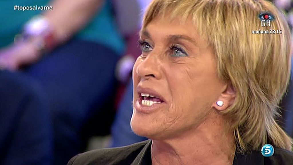 Acusaban a la colaboradora de ser 'la topa' y ella se defendía entre lágrimas