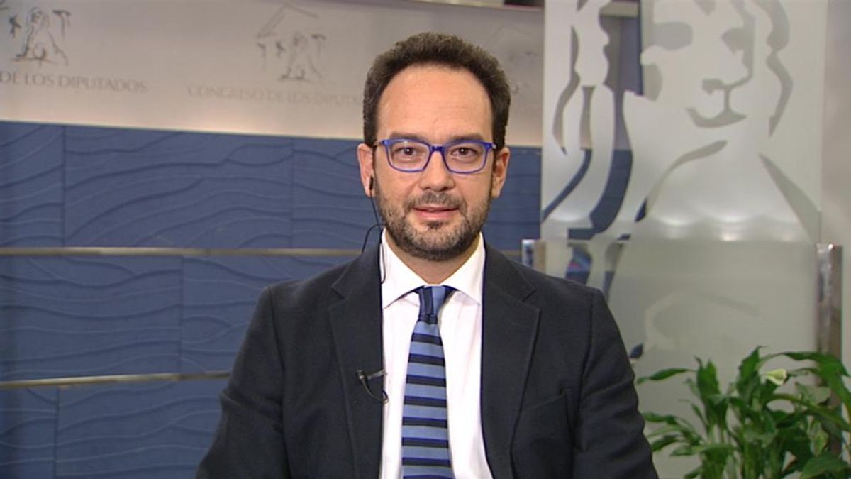 Antonio Hernando, en Informativos Telecinco