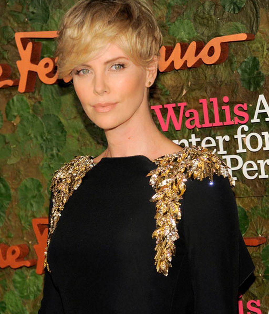 La actriz llevó un maquillaje muy natural