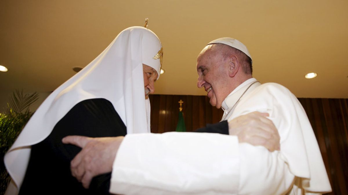 El Papa, al reunirse con el patriarca ortodoxo de Rusia tras casi 1.000 años: "Finalmente"