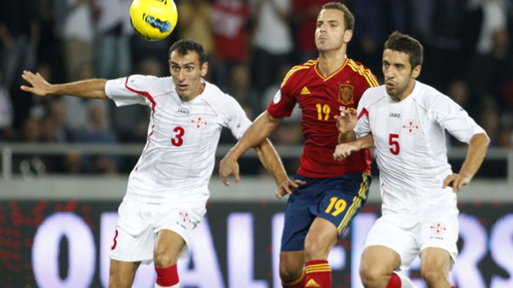 Roberto Soldado, protagonista y autor del gol de La Roja