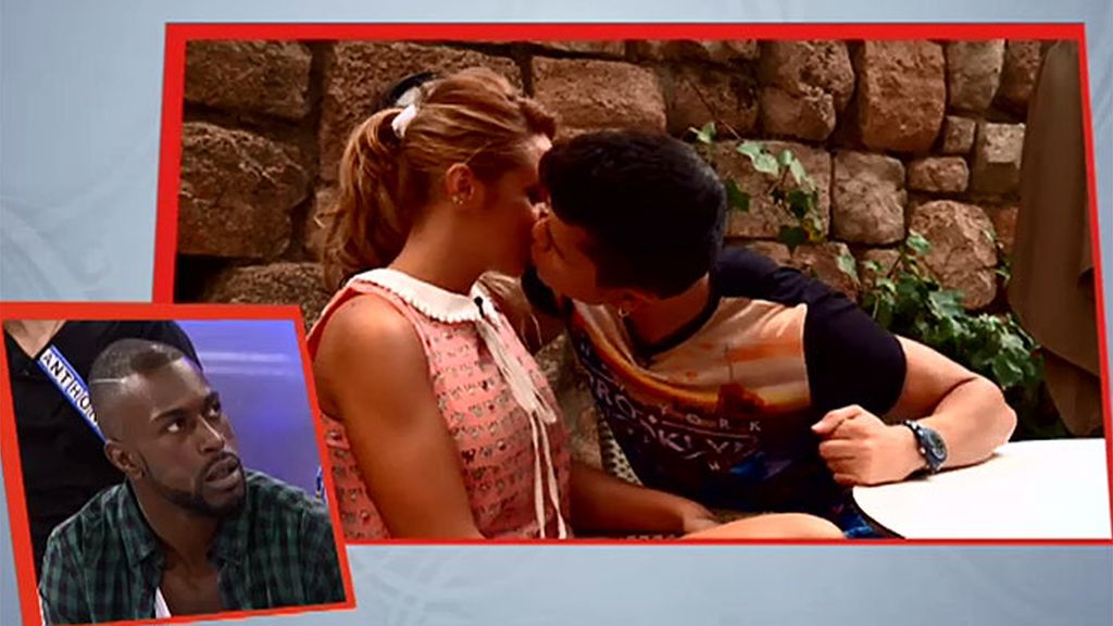 un primer beso, con mucha polémica
