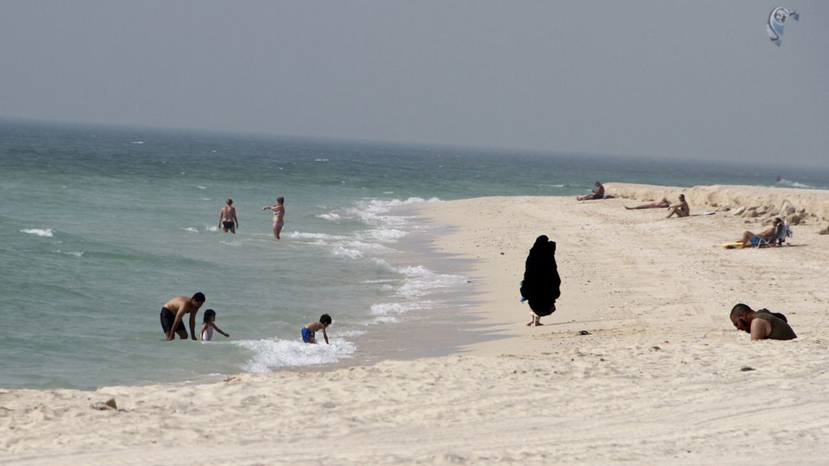 Una playa de Dubai