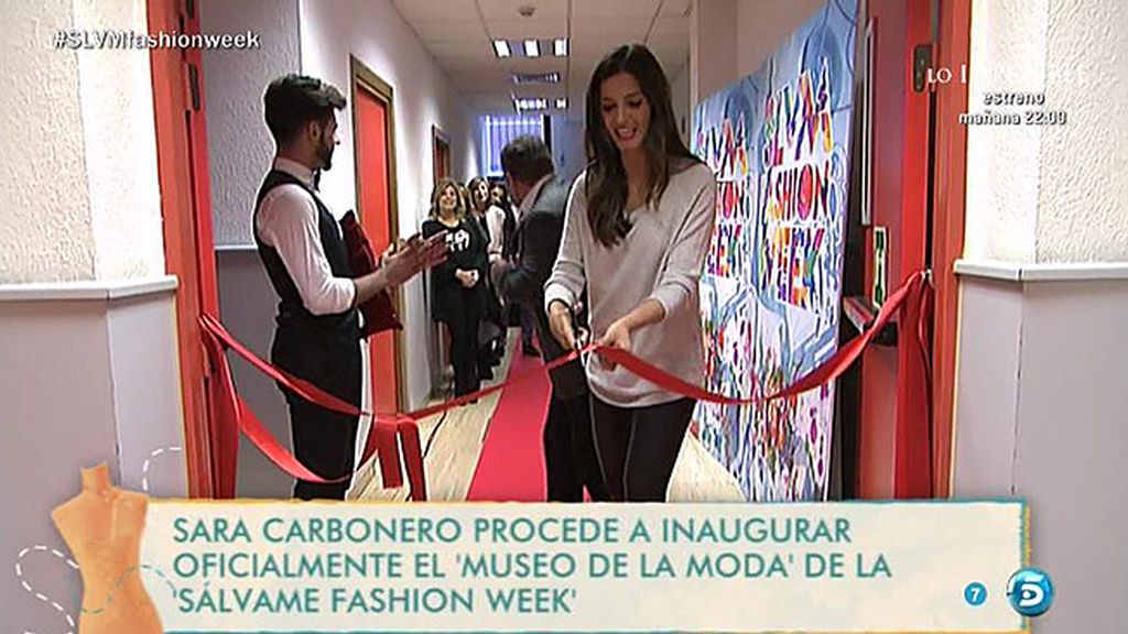 Tras un flashmob, Sara Carbonero cortaba la cinta inaugural