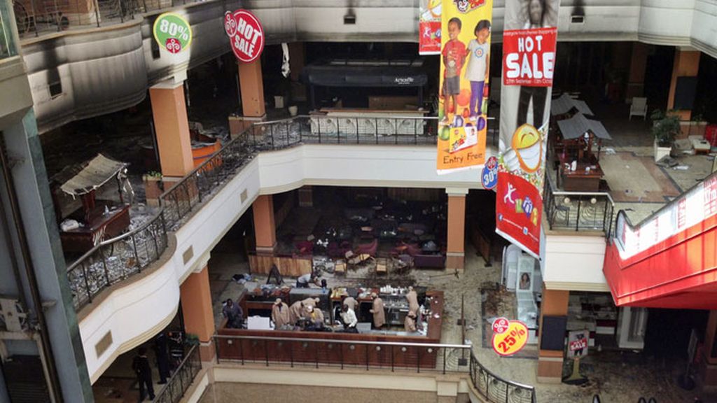 Así quedó el centro comercial de Nairobi tras el ataque terrorista