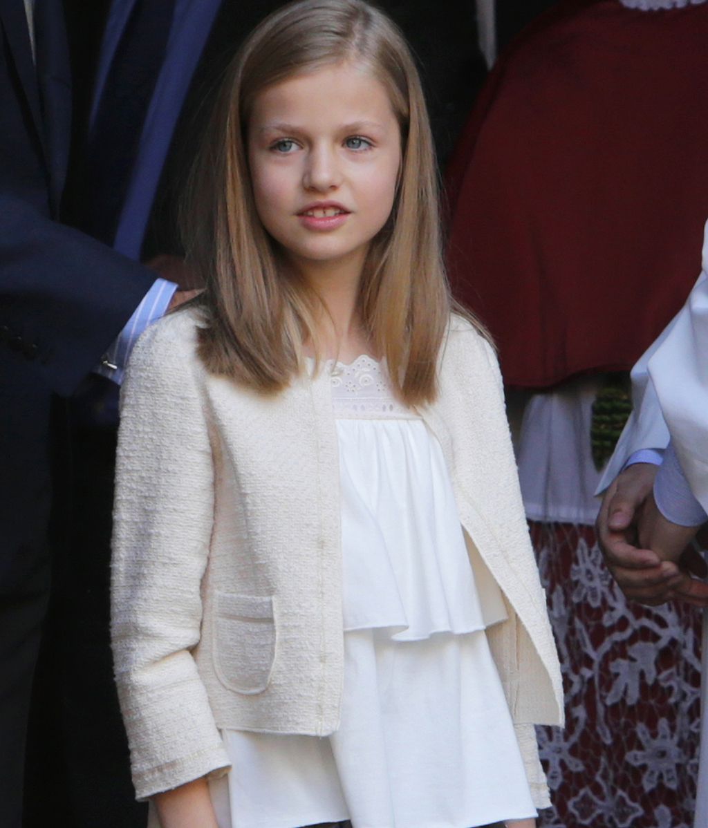 Leonor, este pasado mes de abril