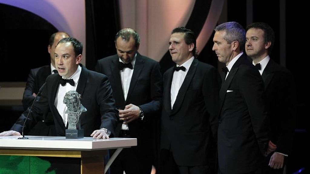 Ghislain Barrois y Alvaro Augustí, entre otros, reciben el premio de Tadeo Jones como mejor película de animación