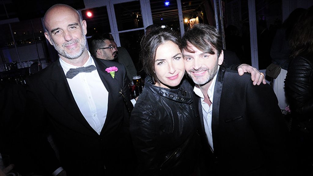 Chiqui López, Belén López y Fernando Tejero