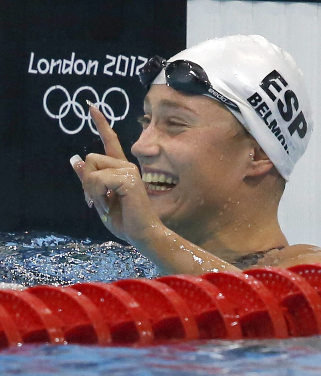 Mireia Belmonte, medalla de plata en 200 metros mariposa
