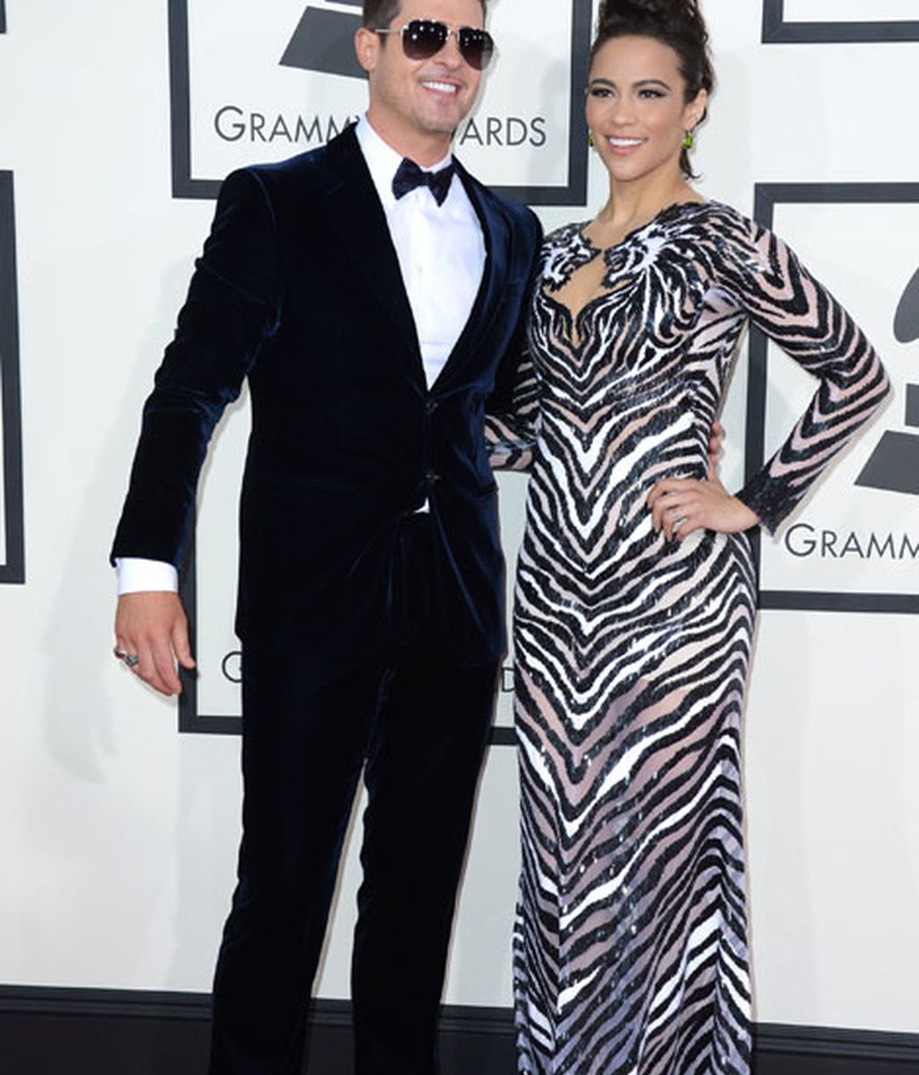 Robin Thicke y Paula Patton