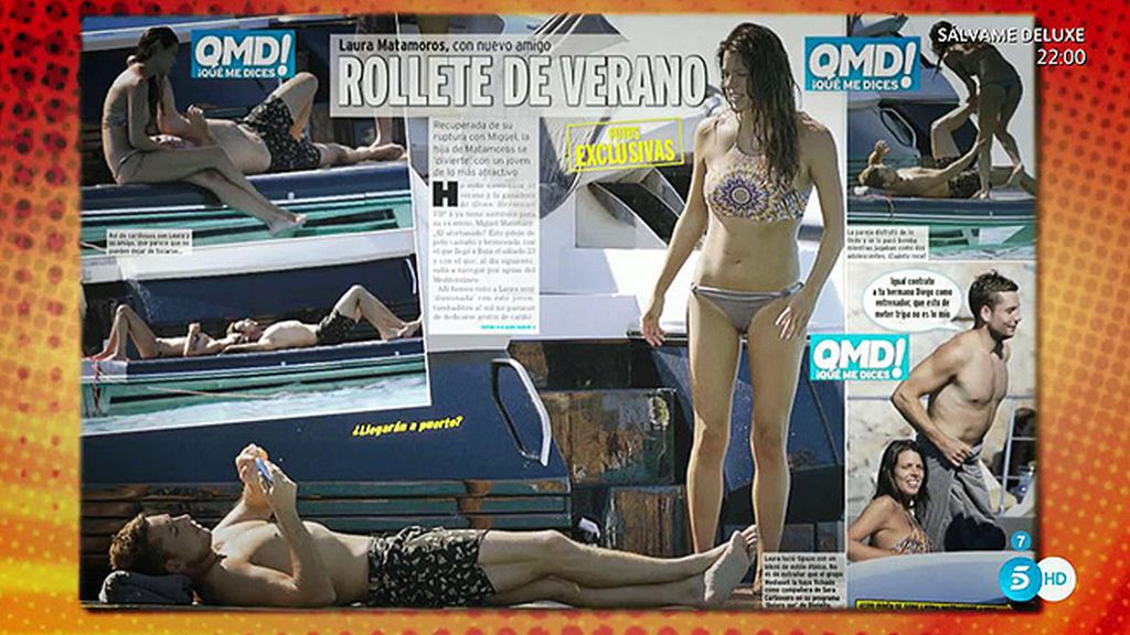 La revista 'QMD!' les capta juntos en un barco