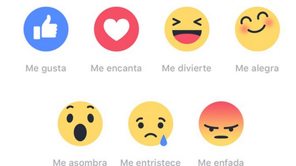 Facebook crea seis nuevos iconos para expresar emociones