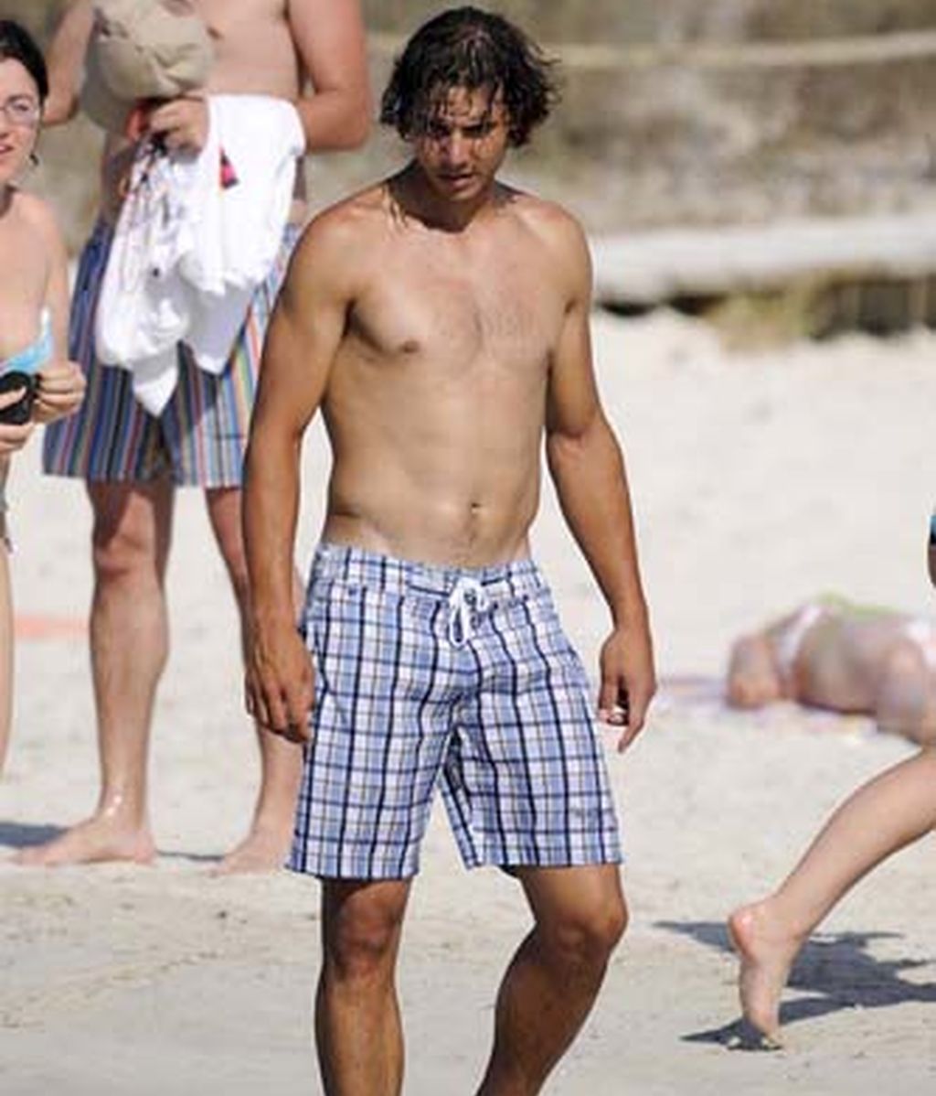 Rafa Nadal, el rey del balón de playa