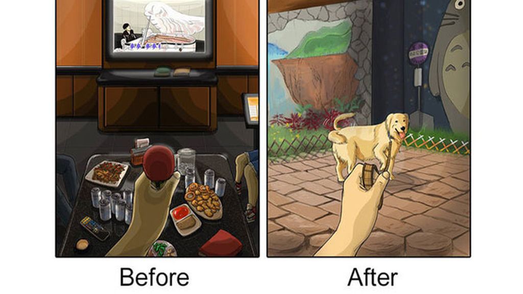 El antes y después de tu vida con un perro