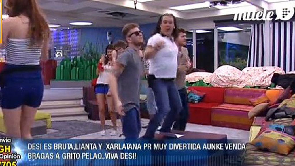 Los chicos le han dedicado un baile a Miriam, la última expulsada