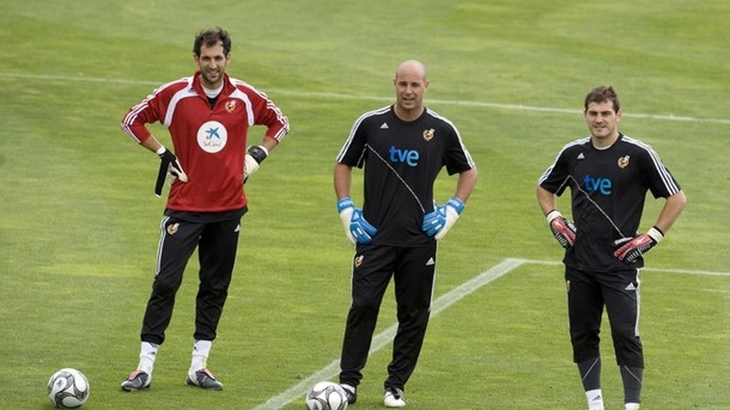 Con Reina y Casillas