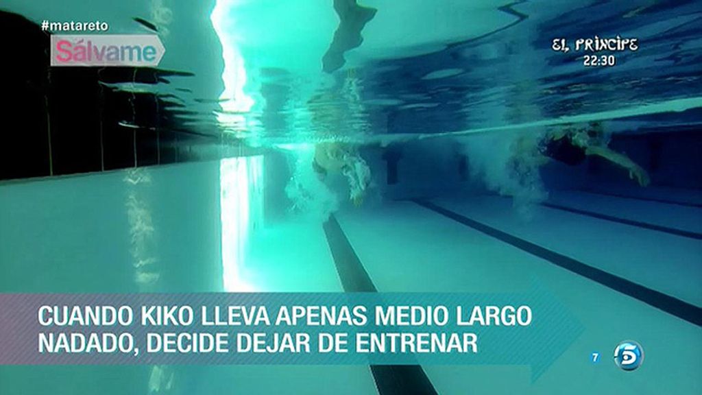El colaborador, que asegura odiar el agua, deja el entrenamiento