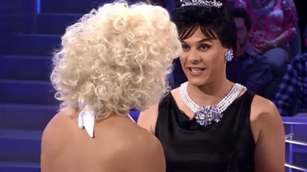 Audrey Hepburn y Marilyn Monroe en acción