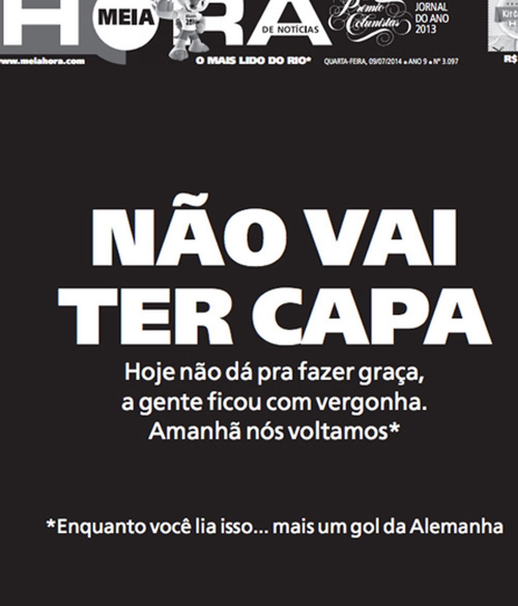 El 'Meia Hora de Río de Janeiro sin portada