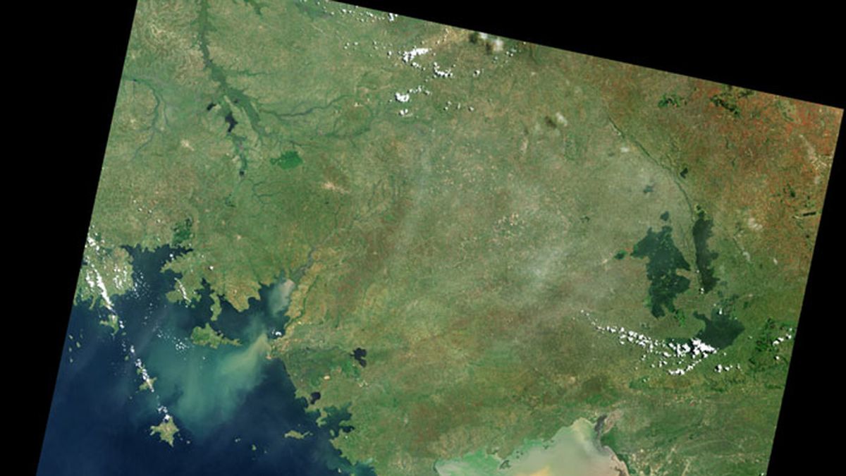 Landsat imagen panorámica de la Tierra