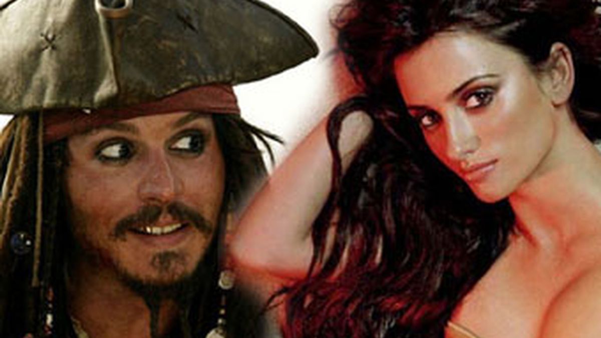 Penélope Cruz se incorpora al rodaje de la saga junto a Johnny Deep que repite su Jack Sparrow. Montaje Informativos Telecinco