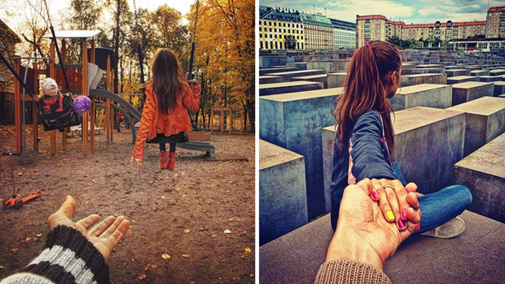 La mano de Osmann y la espalda de Nataly