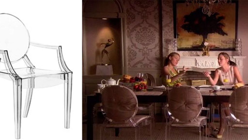 La butaca de Lily, la cama de Serena y las sillas de Blair...
