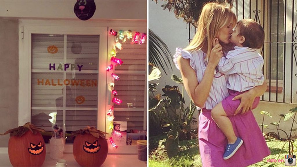 Alba Carrillo, Lucas y las calabazas talladas: ¡Happy Halloween!